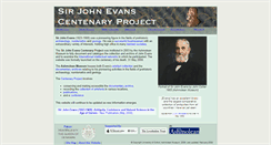 Desktop Screenshot of johnevans.ashmolean.org