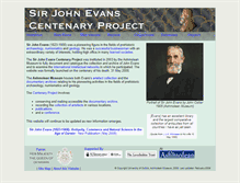 Tablet Screenshot of johnevans.ashmolean.org